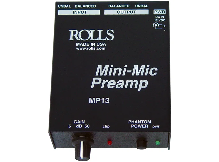 ROLLS MP13 Mini-Mic Preamp 